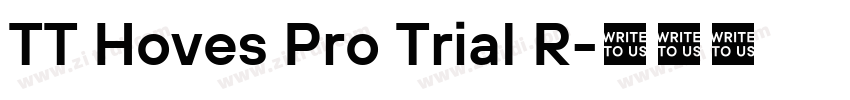 TT Hoves Pro Trial R字体转换